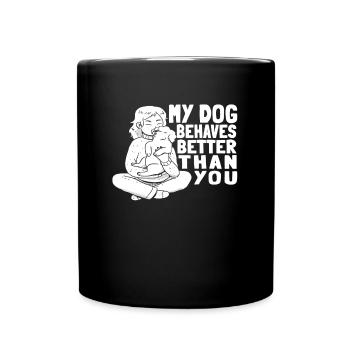 Dresseur de chiens Dresseur de chiens - Mug uni - noir - Devant