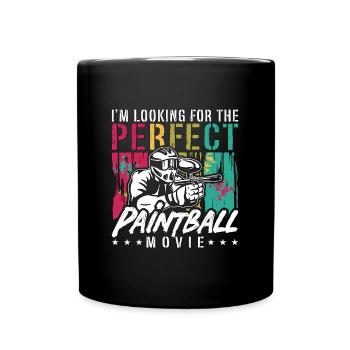 Paintball I'm Looking For Airsoft Paintball Player - Tasse einfarbig - Schwarz - Vorne