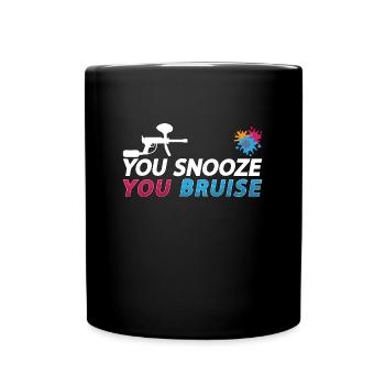 Paintball You Snooze You Splatter Paintball Player - Tasse einfarbig - Schwarz - Vorne