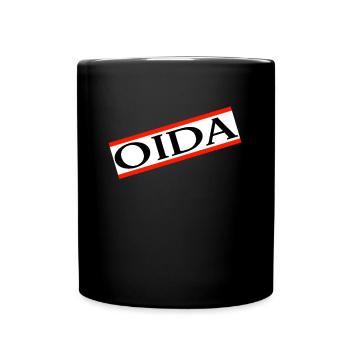 Oida dialecte bavarois Bavière Vienne Autriche - Mug uni - noir - Devant