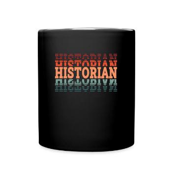 Historien Rétro Chercheurs historiques Historiens - Mug uni - noir - Devant