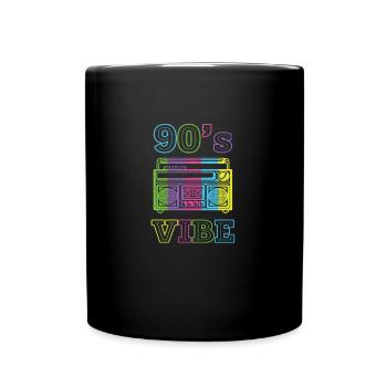 90s Mottoparty - 90's style - Best of 90s - Full Colour Mug - black - Front