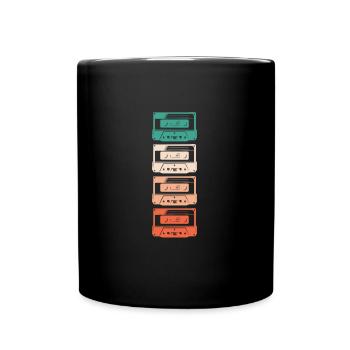 Devise des années 80 - Style des années 90 - Le meilleur des années 80 - Mug uni - noir - Devant