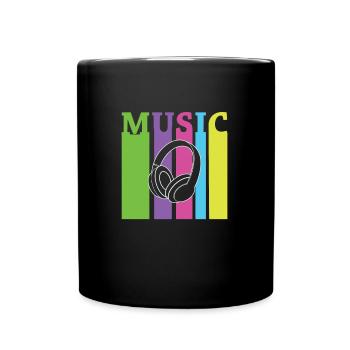 Devise des années 80 - Style des années 90 - Le meilleur des années 80 - Mug uni - noir - Devant