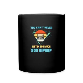 90s Mottoparty - 90's style - Best of 90s - Full Colour Mug - black - Front