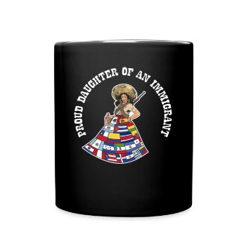 Cadeau du Mois du patrimoine hispanique des immigrants - Mug uni - noir - Devant