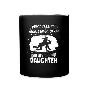 DAD 2023 - Funny Saying For Daddys And Fathers - Tasse einfarbig - Schwarz - Vorne