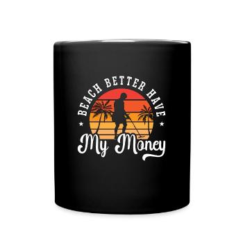 Détecteur de métaux Plage Meilleur Retro Dig - Mug uni - noir - Devant