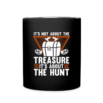 Détection de métaux Il ne s’agit pas de chasser Detectorist - Mug uni - noir - Devant