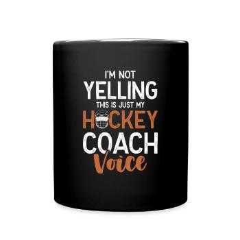 Field Hockey Coach - Full Colour Mug - black - Front