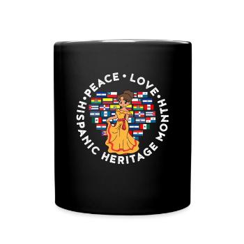 Mois hispanique du don du patrimoine hispanique - Mug uni - noir - Devant