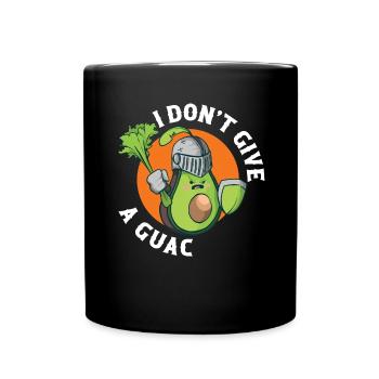 I Dont Give A Guac Vegan Geschenk - Tasse einfarbig - Schwarz - Vorne