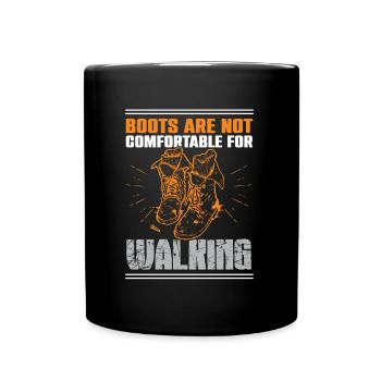 Bottes Moto Motard - Mug uni - noir - Devant