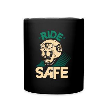 Motorcycle Ride - Full Colour Mug - black - Front