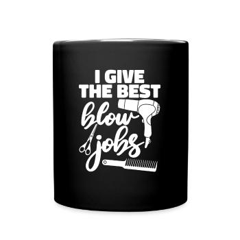 Coiffeur Coiffeur Drôle - Mug uni - noir - Devant