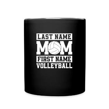 Volleyball Volleyball Player Volleyball Mama - Mug uni - noir - Devant