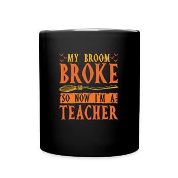 Halloween Funny Witch - Full Colour Mug - black - Front