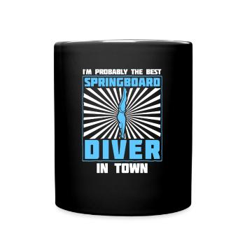 Plongeurs Lustig - Mug uni - noir - Devant