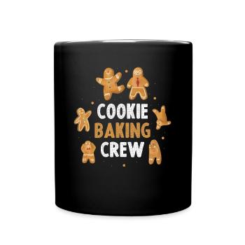 Cookie Baking Crew Cookie Gift - Full Colour Mug - black - Front