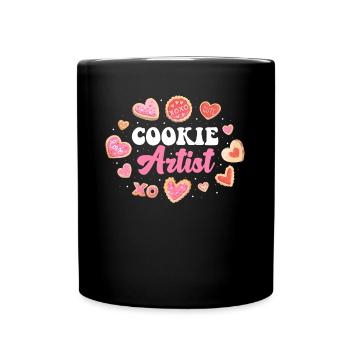 Cookie Artist Cookie Gift - Mug uni - noir - Devant