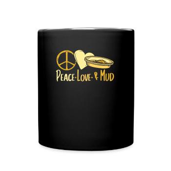 Prospectors Digging Treasure - Full Colour Mug - black - Front
