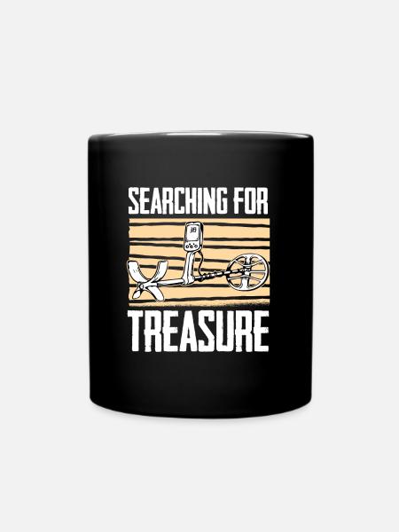Schürfer Schürfen Schatz - Tasse einfarbig - Schwarz