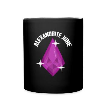 Prospectors Digging Treasure - Full Colour Mug - black - Front