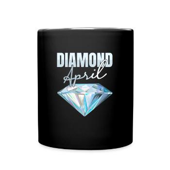 Prospectors Digging Treasure - Full Colour Mug - black - Front