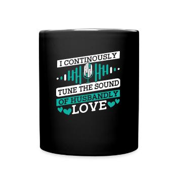 Ingénieur du son Ingénieur du son mari - Mug uni - noir - Devant