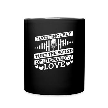 Ingénieur du son Ingénieur du son mari - Mug uni - noir - Devant