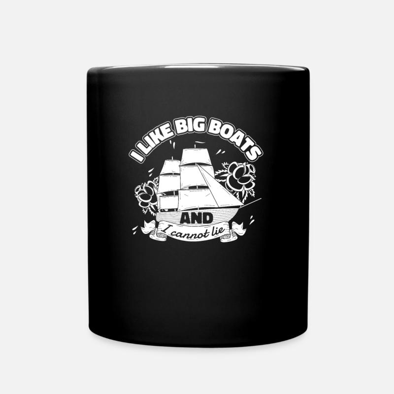 Segeln Segler Segelboot - Tasse einfarbig - Schwarz