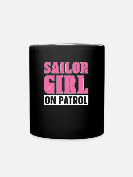 Voilier - Mug uni - noir