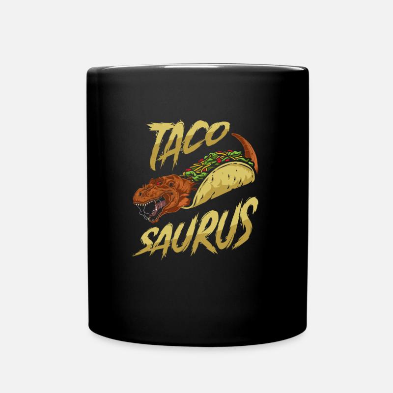 Dinosaurier Erwachsener Dinosaurier - Tasse einfarbig - Schwarz