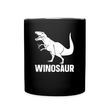 Dinosaure Dinosaure adulte - Mug uni - noir - Devant