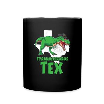 Dinosaure Dinosaure adulte - Mug uni - noir - Devant