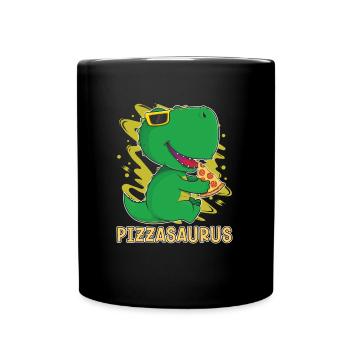Dinosaurier Erwachsener Dinosaurier - Tasse einfarbig - Schwarz - Vorne