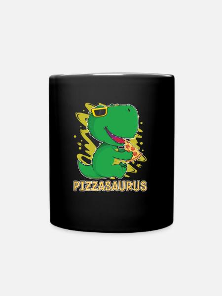 Dinosaurier Erwachsener Dinosaurier - Tasse einfarbig - Schwarz