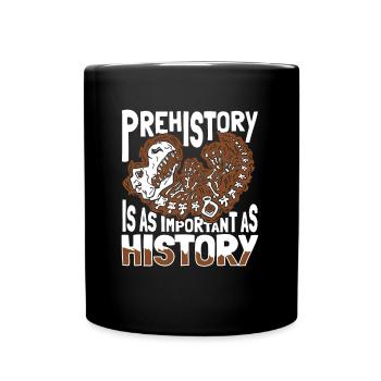 Dinosaure Dinosaure adulte - Mug uni - noir - Devant