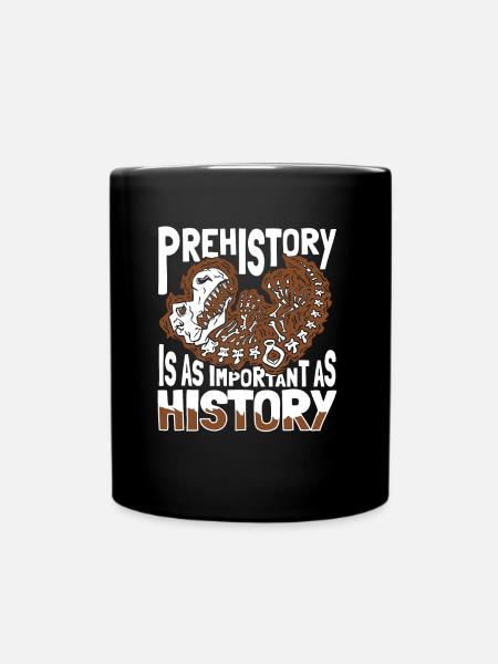 Dinosaur Adult dinosaur - Full Colour Mug - black