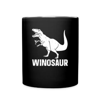 Dinosaure Dinosaure adulte - Mug uni - noir - Devant