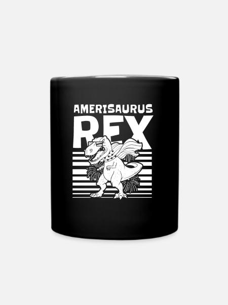 Dinosaurier Erwachsener Dinosaurier - Tasse einfarbig - Schwarz