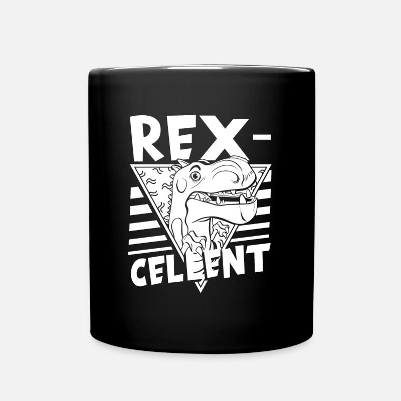 Dinosaurier Erwachsener Dinosaurier - Tasse einfarbig - Schwarz