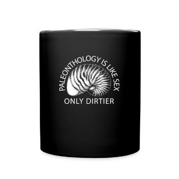 Dinosaur Adult dinosaur - Full Colour Mug - black - Front