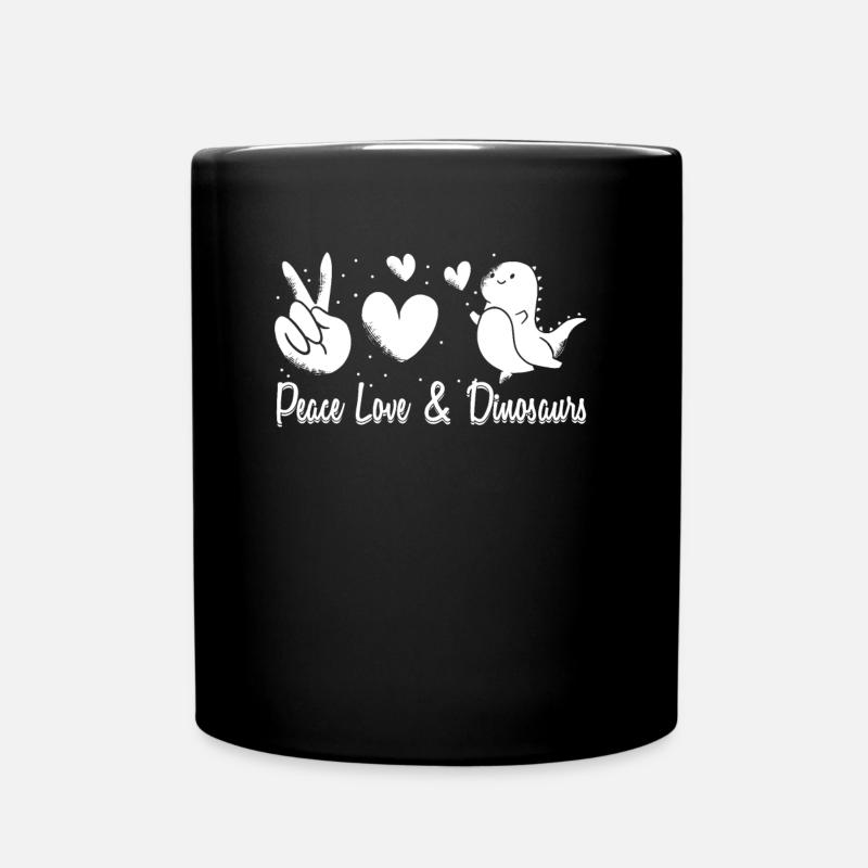 Dinosaurier Erwachsener Dinosaurier - Tasse einfarbig - Schwarz
