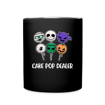 Cake Pop Dealer Cake Gift - Full Colour Mug - black - Front