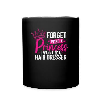 Friseur Hairstylist Friseur - Tasse einfarbig - Schwarz - Vorne