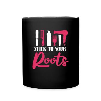Friseur Hairstylist Friseur - Tasse einfarbig - Schwarz - Vorne