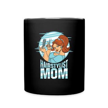 Friseur Hairstylist Friseur - Tasse einfarbig - Schwarz - Vorne
