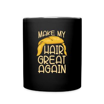 Friseur Hairstylist Friseur - Tasse einfarbig - Schwarz - Vorne