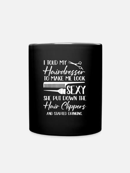 Coiffeur Coiffeur Coiffeur - Mug uni - noir